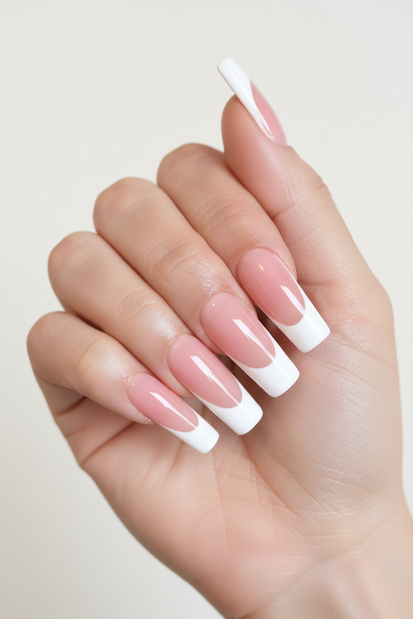 Classic White French Tip